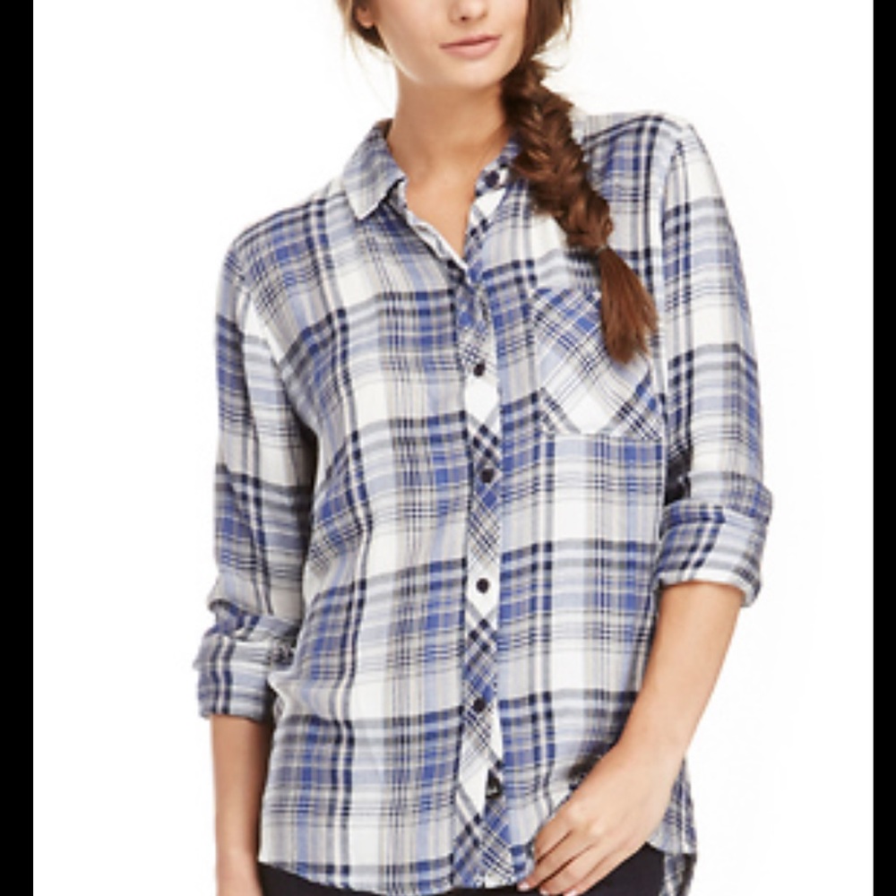 Rails hunter button down plaid shirt size XS